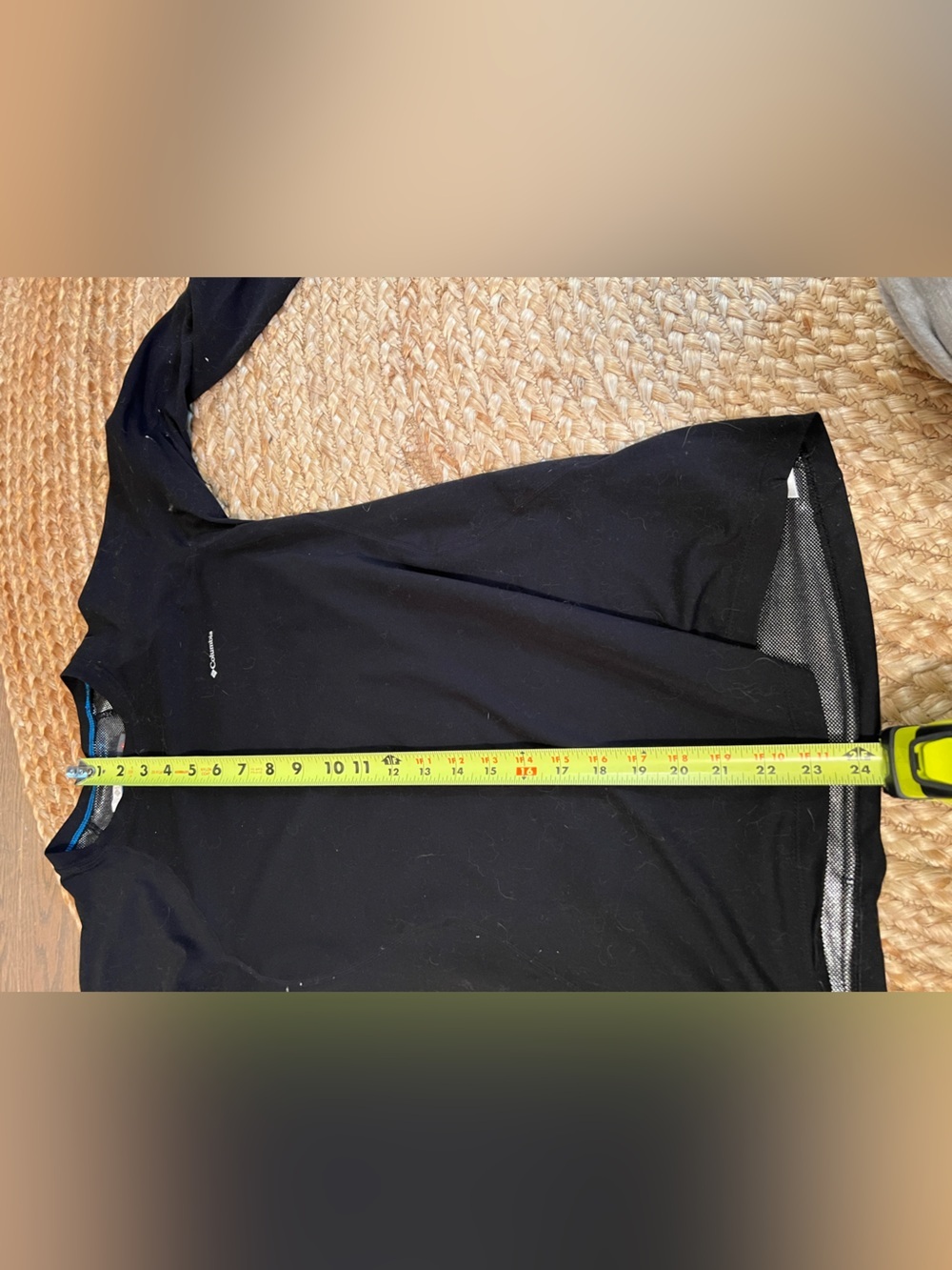 Columbia Omni-Heat Black Long Sleeve Base Layer Top Size Large - Picture 5 of 6
